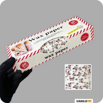 خرید عمده کاغذ روغنی فانتزی پروانه (وکس پیپر) wax paper