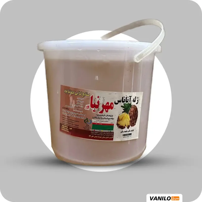 خرید عمده ژله اناناس مهرنیا